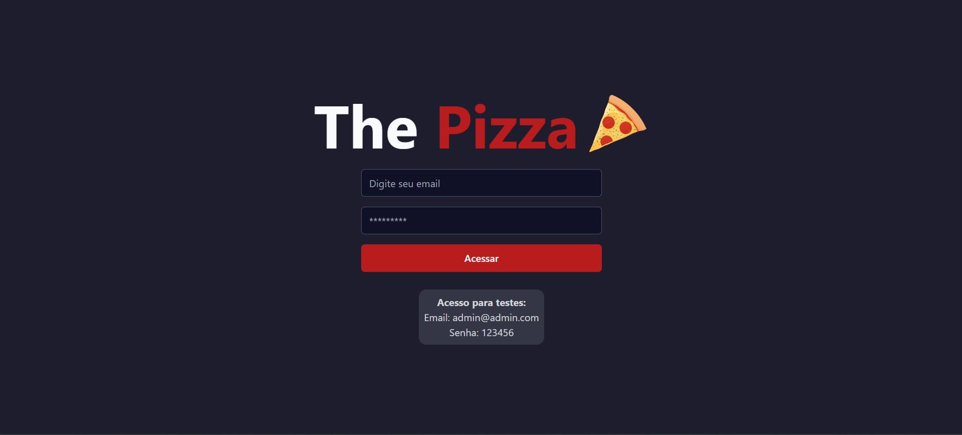Thumbnail do projeto The Pizza
